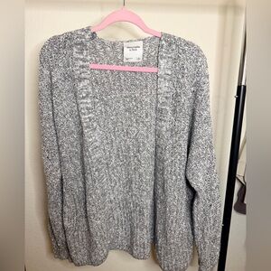 Abercrombie & Fitch Marled Gray Cardigan